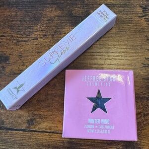 Jeffree Star Supreme Gloss and Winter Wind Eyeshadow Set